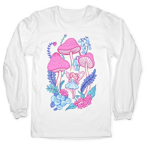 Pastel Fairy Garden Longsleeve Tee