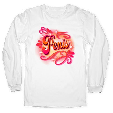 Penis Airbrush Longsleeve Tee