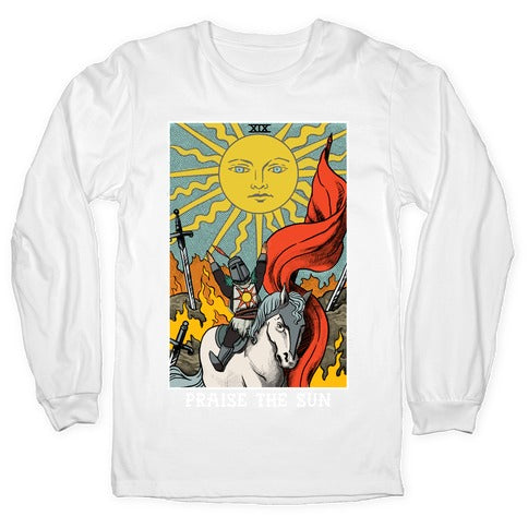 Praise The Sun Tarot Card Longsleeve Tee