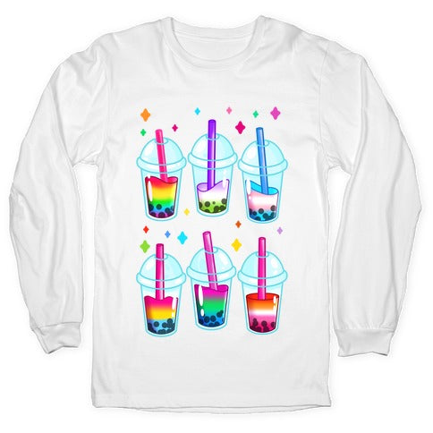 Pride Bubble Tea Longsleeve Tee