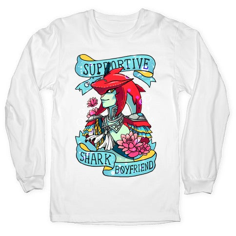 Prince Sidon: Supportive Shark Boyfriend Longsleeve Tee