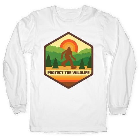 Protect The Wildlife (Bigfoot) Longsleeve Tee