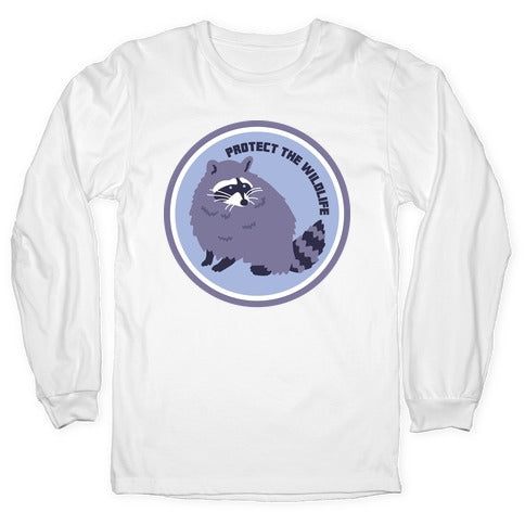 Protect the Wildlife (Raccoon) Longsleeve Tee