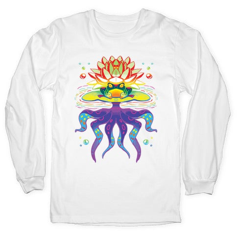 Psychedelic Lily Frog Longsleeve Tee