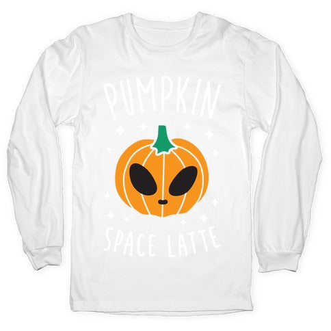 Pumpkin Space Latte (White) Longsleeve Tee