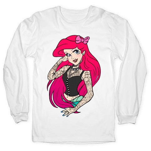 Punk Ariel Parody Longsleeve Tee