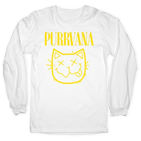 Purrvana Longsleeve Tee