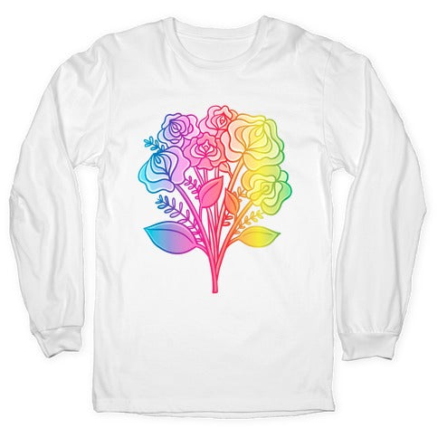 Rainbow Vulva Bouquet Longsleeve Tee