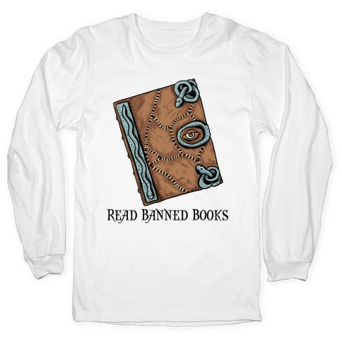 Read Banned Books Spellbook Longsleeve Tee