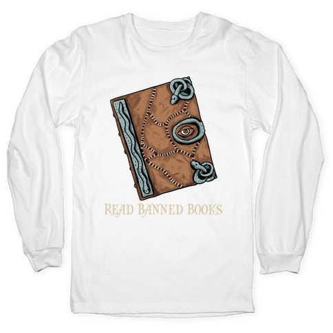 Read Banned Books Spellbook Longsleeve Tee