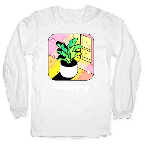 Recharging Plant Longsleeve Tee