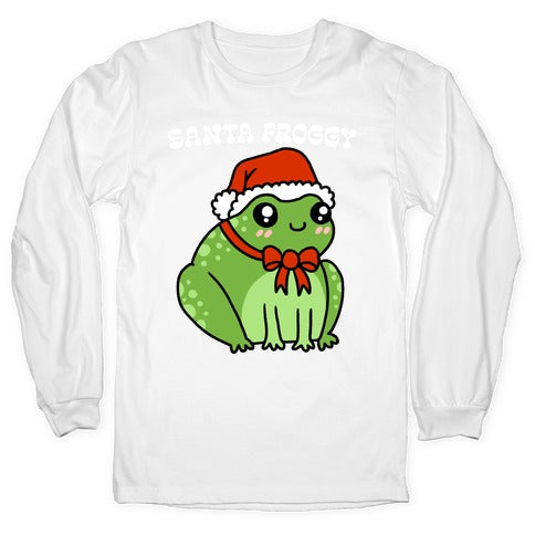 Santa Froggy Longsleeve Tee