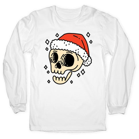 Santa Skull Longsleeve Tee