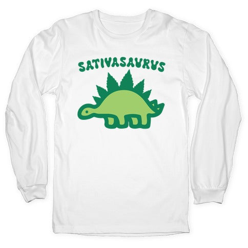 Sativasaurus Dinosaur Longsleeve Tee