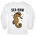 Sea Haw Seahorse Cowboy  Longsleeve Tee