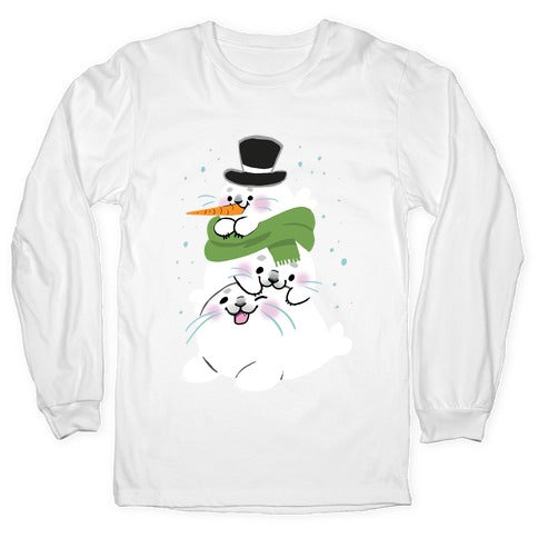 Seal Stack Snowman Longsleeve Tee