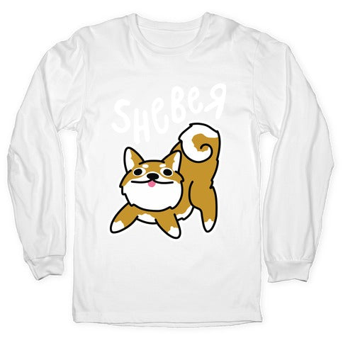 Sheber Derpy Shiba Longsleeve Tee