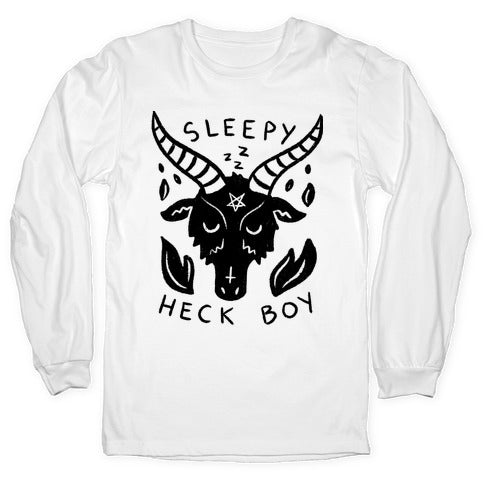 Sleepy Heck Boy Satan Longsleeve Tee