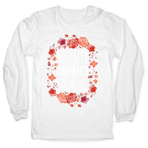 Socially Awkward Socialist Longsleeve Tee