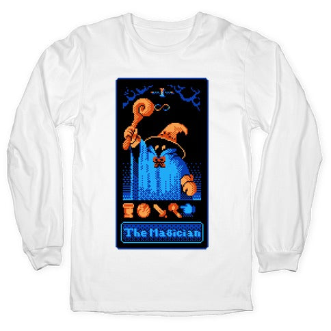 The Black Mage Magician Tarot Longsleeve Tee