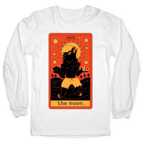 The Moon Werewolf Tarot Longsleeve Tee