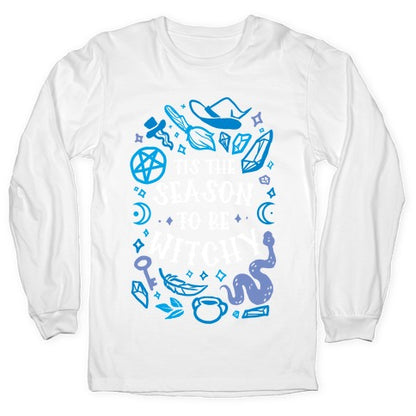 Tis The Season To Be Witchy Longsleeve Tee