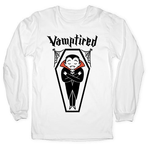 Vamptired Tired Vampire Longsleeve Tee