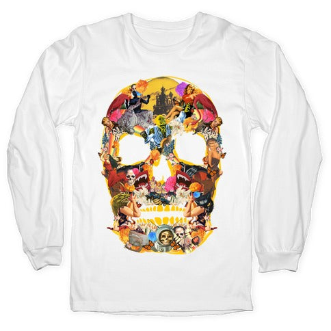 Vintage Skull (Long Sleeve) Longsleeve Tee