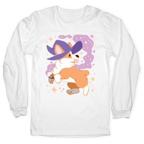 Witch Corgi Longsleeve Tee