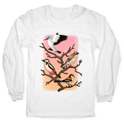 Woodland Birds Longsleeve Tee