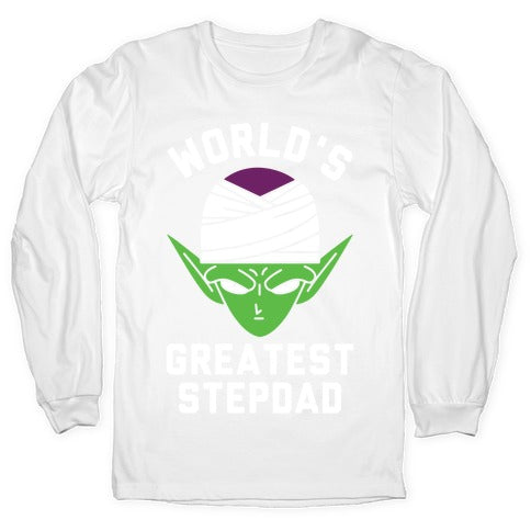 World's Greatest Stepdad Piccolo Parody Longsleeve Tee