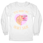 You Make My Heart Saur Longsleeve Tee