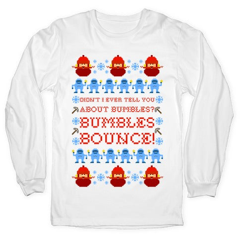 Yukon Cornelius and Bumble Ugly Sweater Longsleeve Tee
