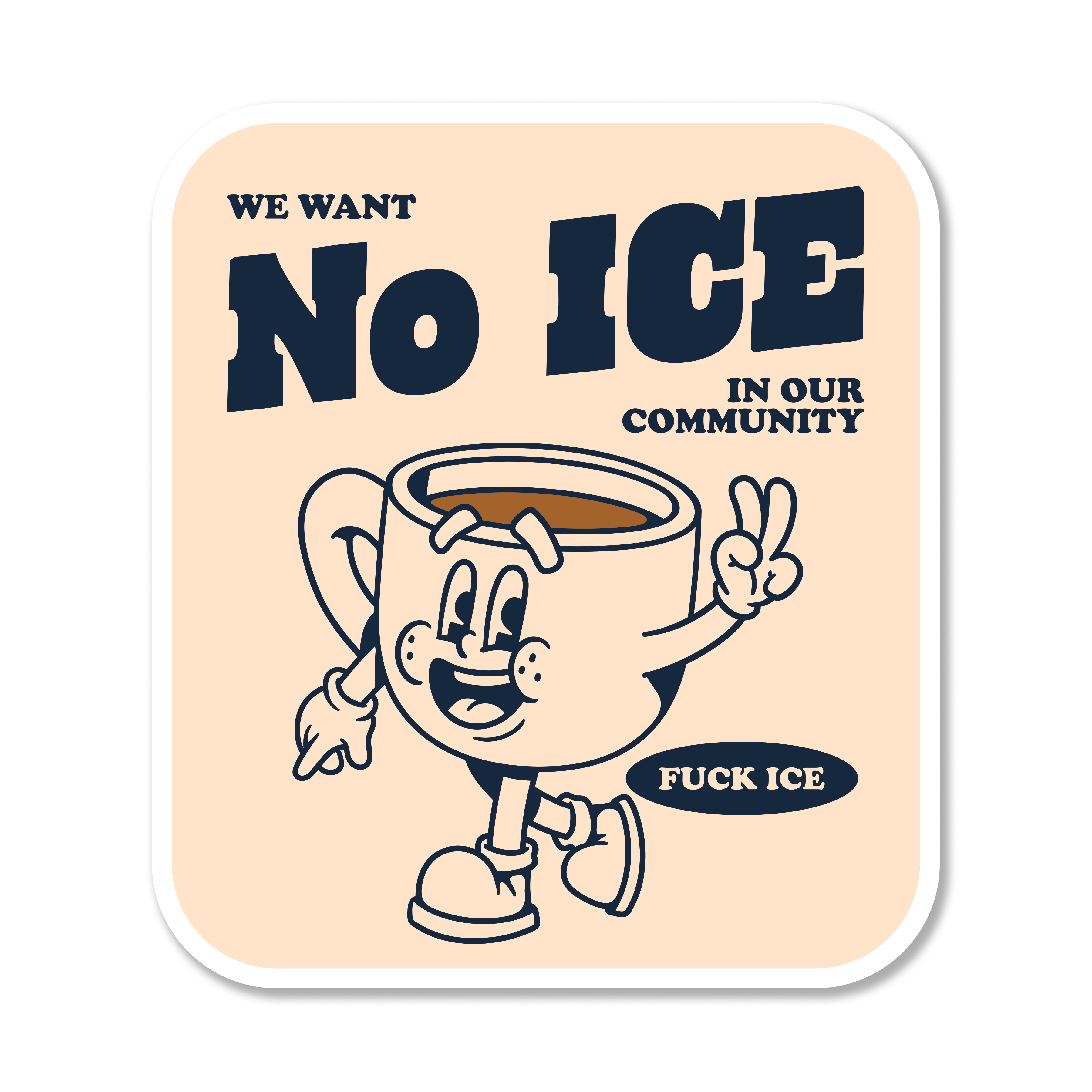 Fuck ICE Sticker Die Cut Sticker