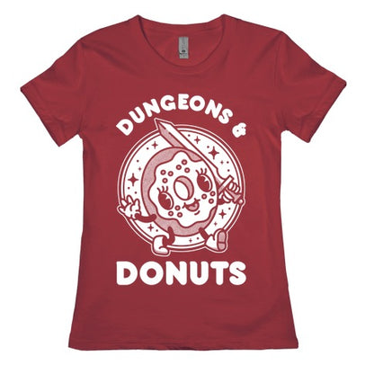 Dungeons and Donuts Women's Cotton Tee