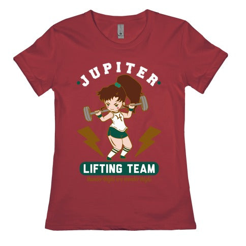 Jupiter Lifting Team Workout Parody Women's Cotton Tee