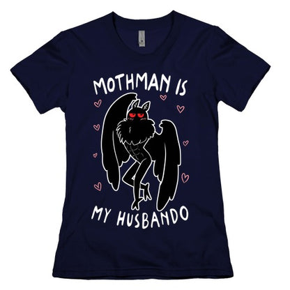 Mothman Is My Husbando Women's Cotton Tee