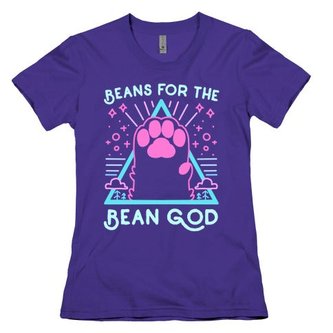 Beans For The Bean God Women's Cotton Tee