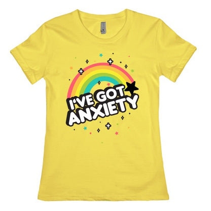 I've Got Anxiety Rainbow Women's Cotton Tee