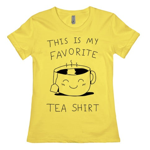 This Is My Favorite Tea Shirt Women's Cotton Tee