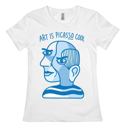 Art Is PicasSO Cool Women's Cotton Tee