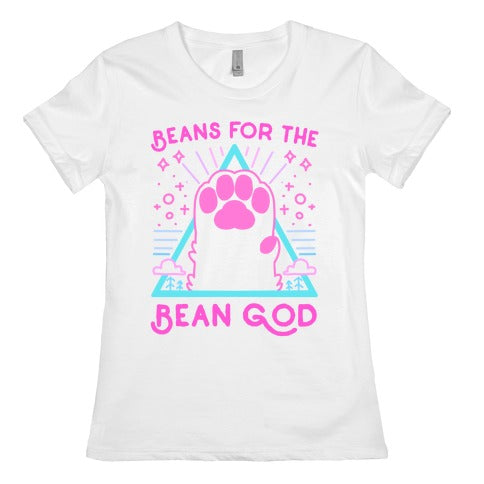 Beans For The Bean God Women's Cotton Tee
