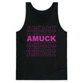 Amuck Amuck Amuck Thank You Hocus Pocus Parody White Print Tank Top
