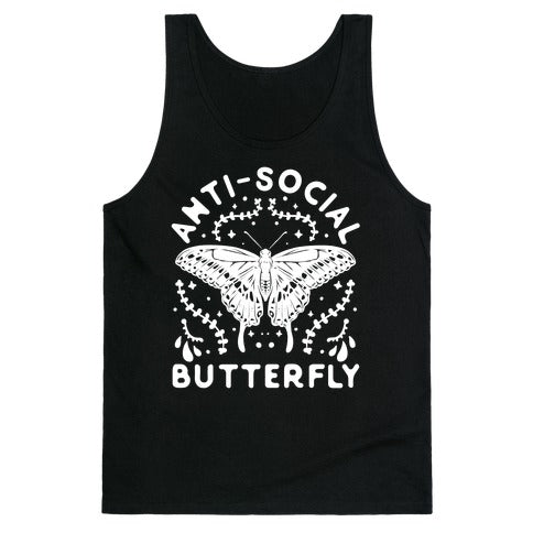 Anti-Social Butterfly Tank Top