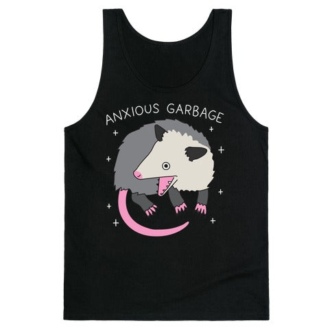Anxious Garbage Opossum Tank Top