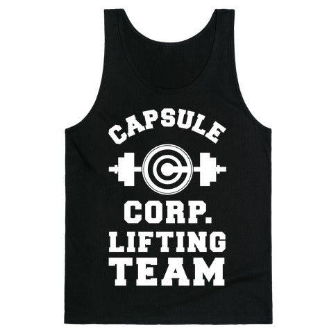 Capsule Corp. Lifting Team Tank Top