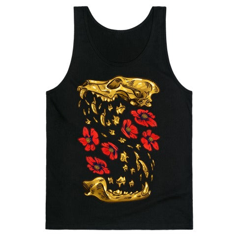 Coyote's Golden Skull Tank Top