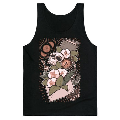 Dark Academia Letter Tank Top