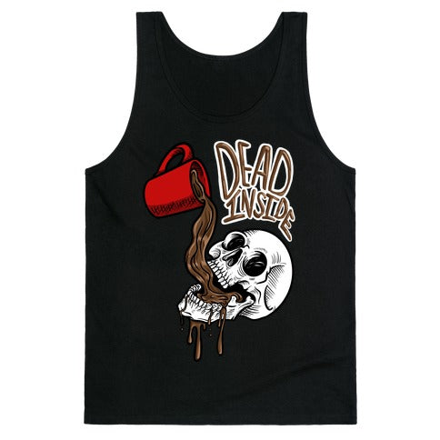 Dead Inside Skull & Coffee  Tank Top