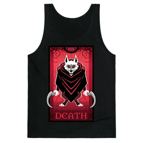 Death Wolf Tarot Tank Top